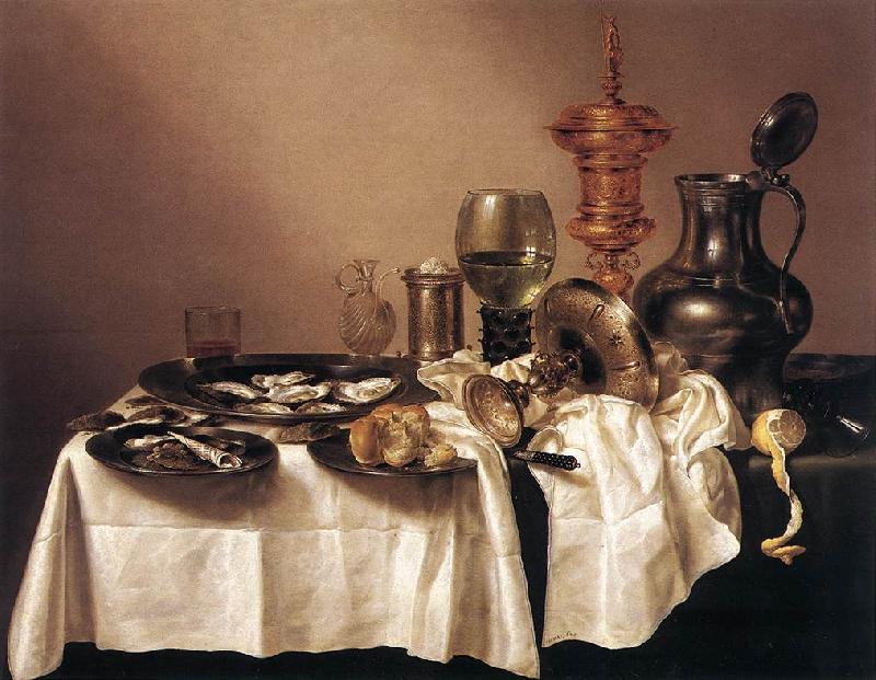 HEDA, Willem Claesz. Still-life with Gilt Goblet sg oil painting picture